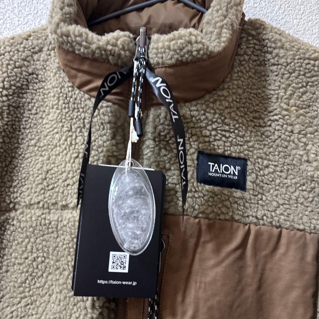 新品　タグ付　TAION　ダウンボアリバーシブル　コート ¥14,850 XL