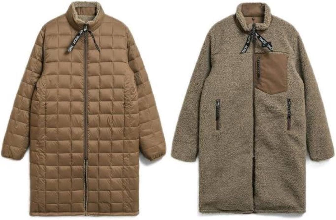 新品　タグ付　TAION　ダウンボアリバーシブル　コート ¥14,850 XL