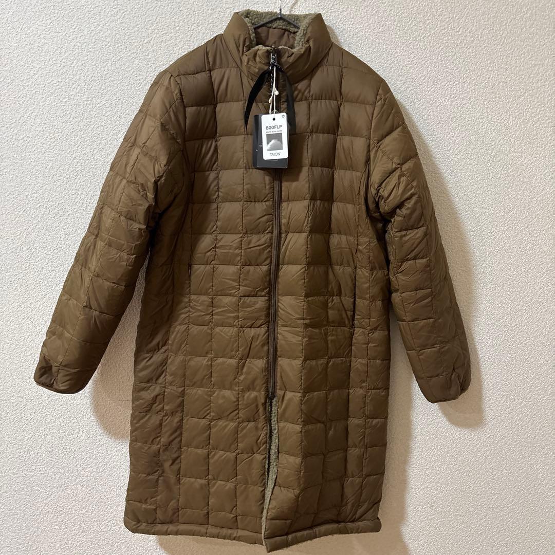 新品　タグ付　TAION　ダウンボアリバーシブル　コート ¥14,850 XL