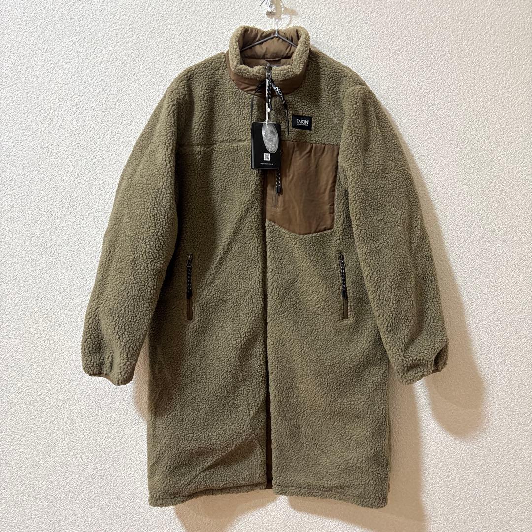 新品　タグ付　TAION　ダウンボアリバーシブル　コート ¥14,850 XL