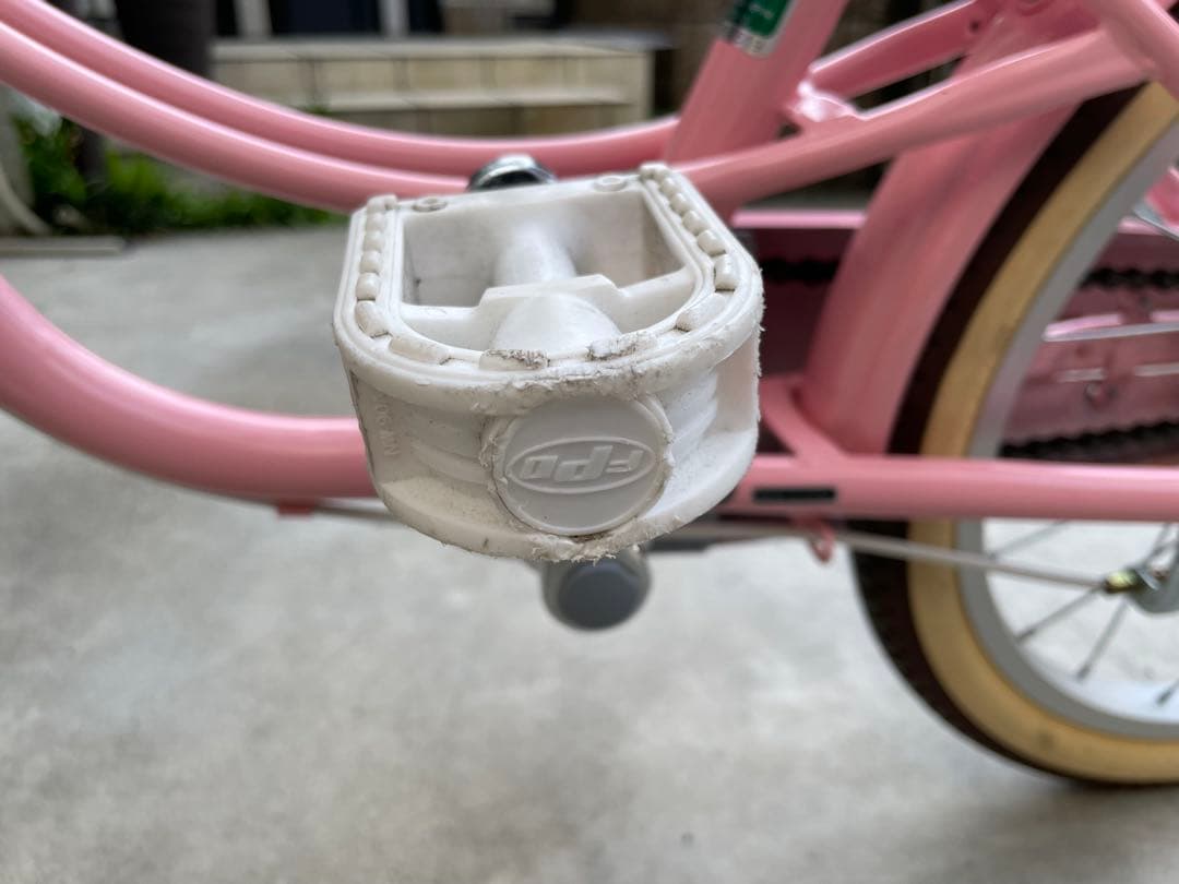 アサヒサイクル　子供用自転車 ピンク バスケット・補助輪付き18インチ　点検済み