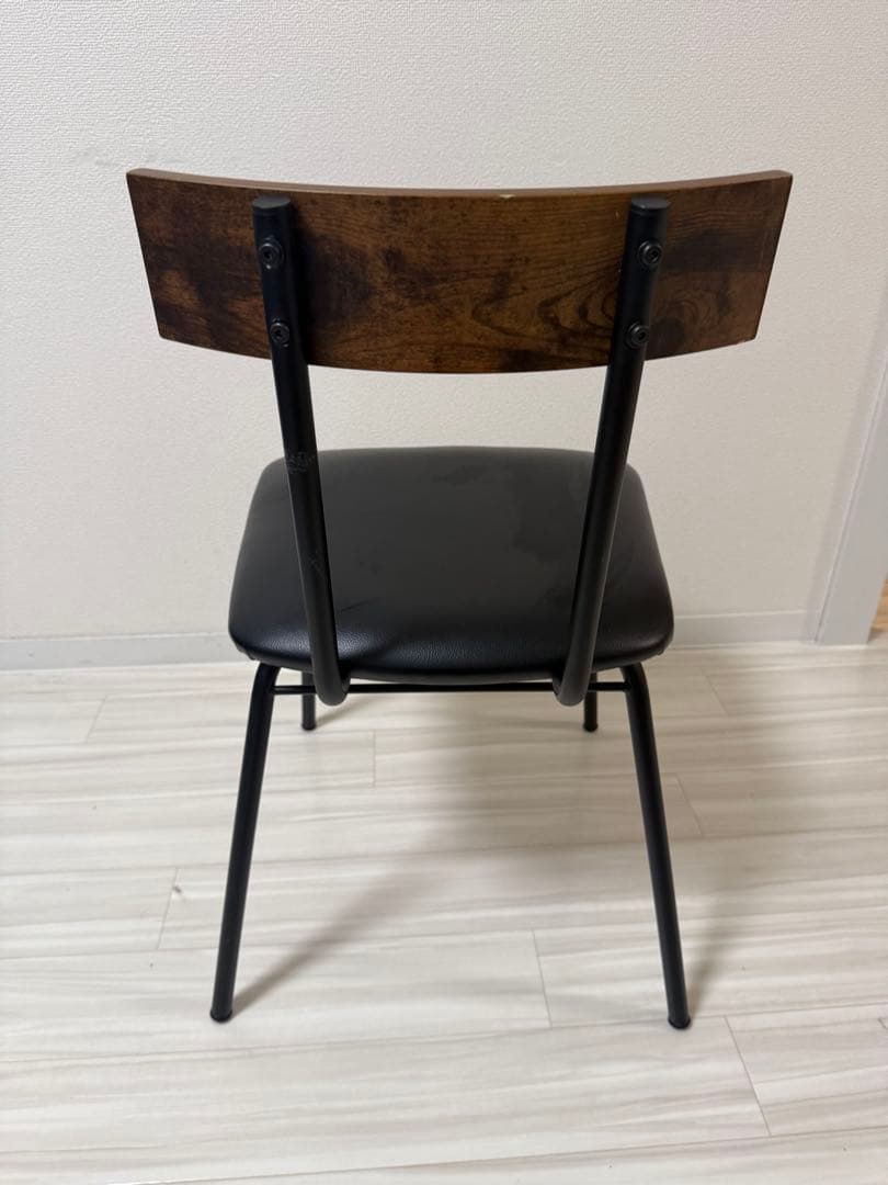 ニトリ　ダイニングチェア　 (ステインSD MBR) 2脚セット