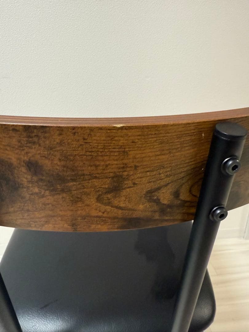 ニトリ　ダイニングチェア　 (ステインSD MBR) 2脚セット