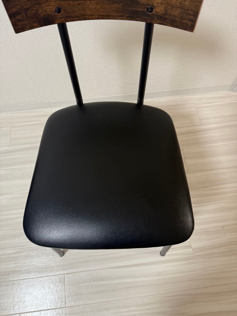 ニトリ　ダイニングチェア　 (ステインSD MBR) 2脚セット