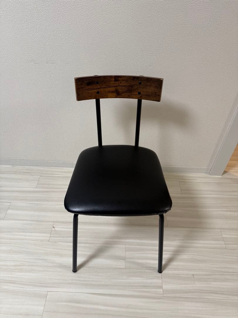 ニトリ　ダイニングチェア　 (ステインSD MBR) 2脚セット