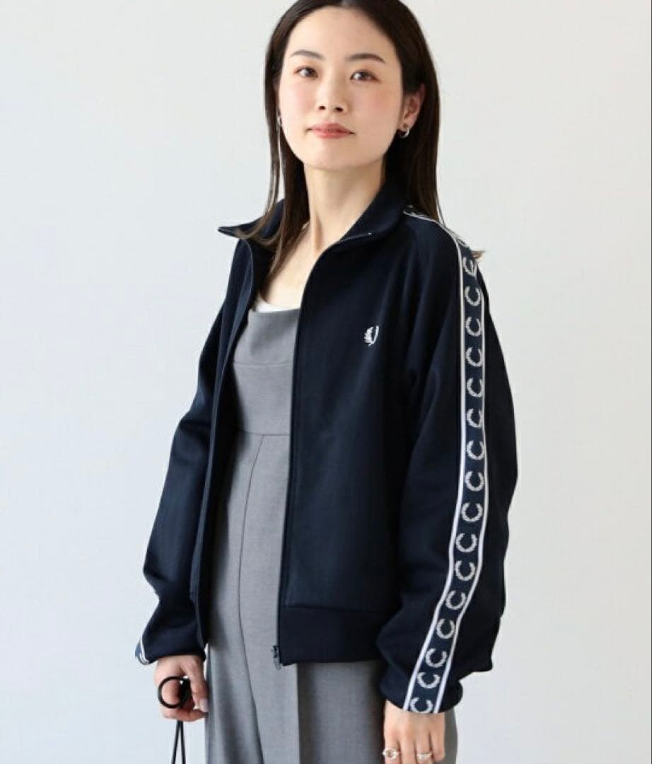 【FRED PERRY×Ray BEAMS】別注トラックジャケット　ネイビー