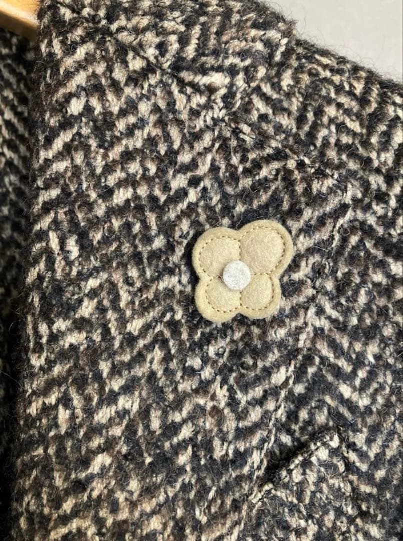 【ありぽ様用】LARDINI ラルディーニ ブークレ チェスターコート