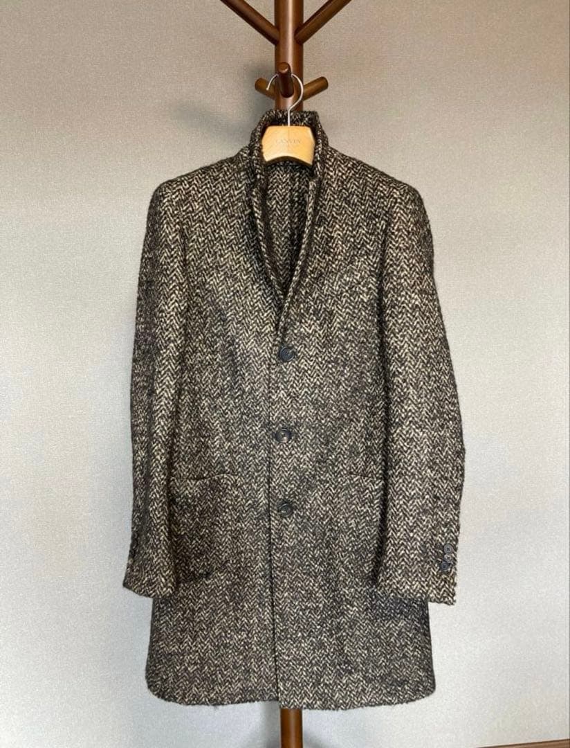 【ありぽ様用】LARDINI ラルディーニ ブークレ チェスターコート