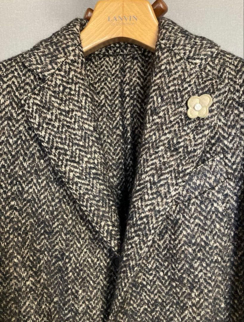 【ありぽ様用】LARDINI ラルディーニ ブークレ チェスターコート