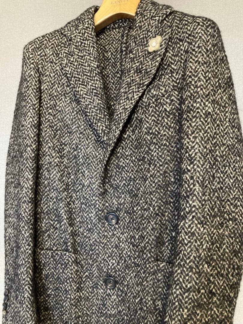 【ありぽ様用】LARDINI ラルディーニ ブークレ チェスターコート