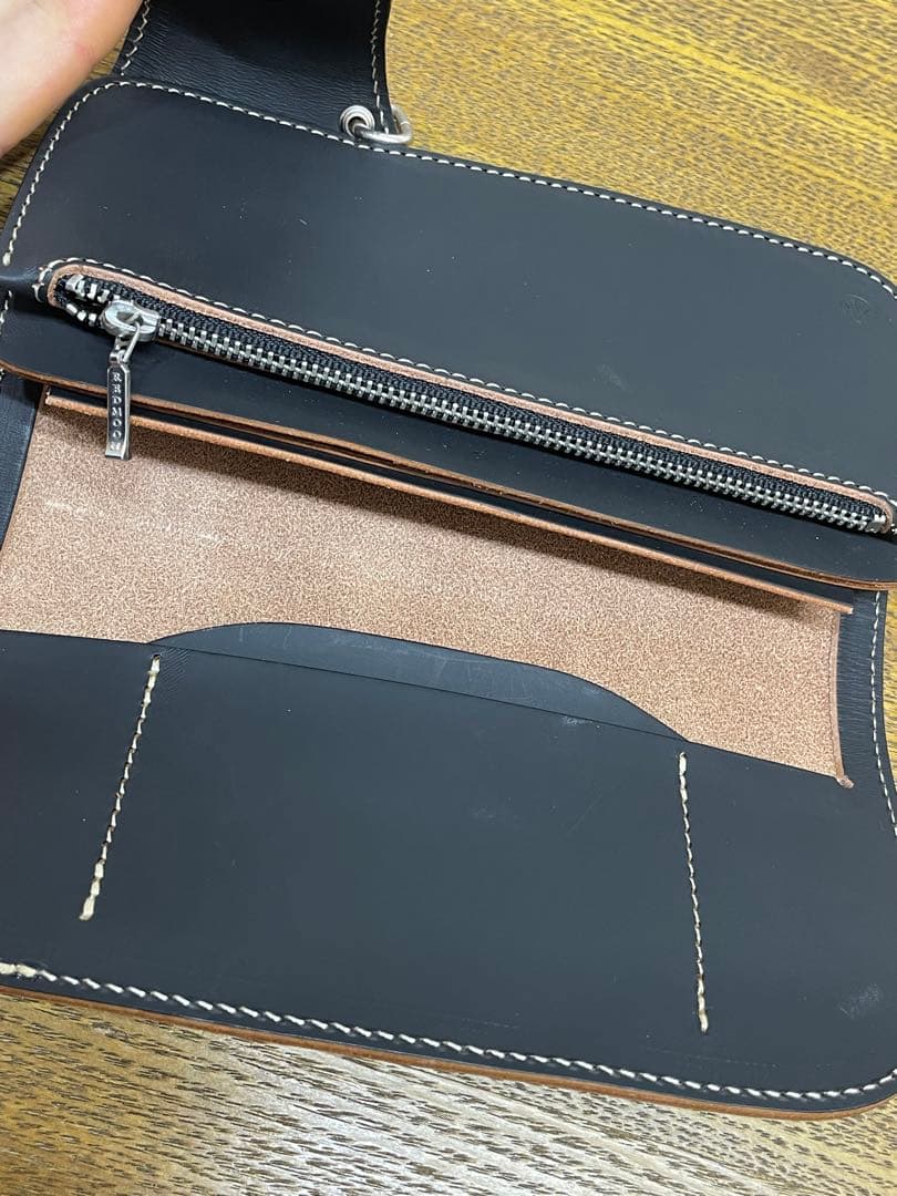 未使用品 Redmoon(レッドムーン)ロングウォレット 革財布 ハンドメイド