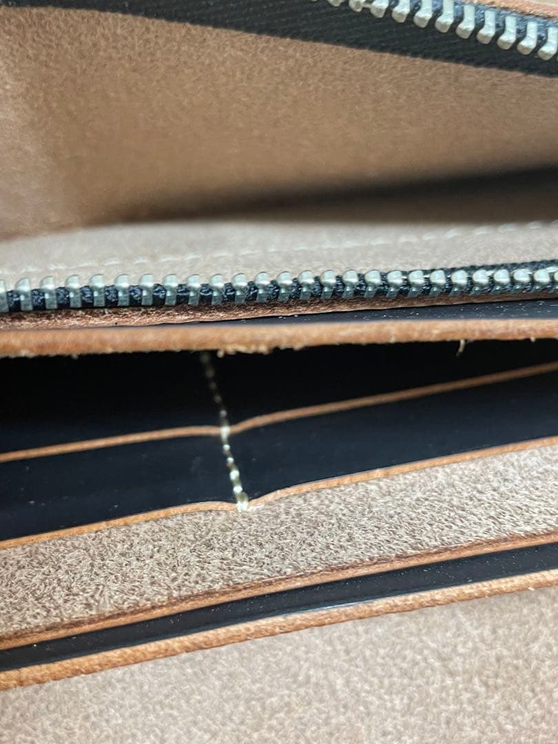 未使用品 Redmoon(レッドムーン)ロングウォレット 革財布 ハンドメイド