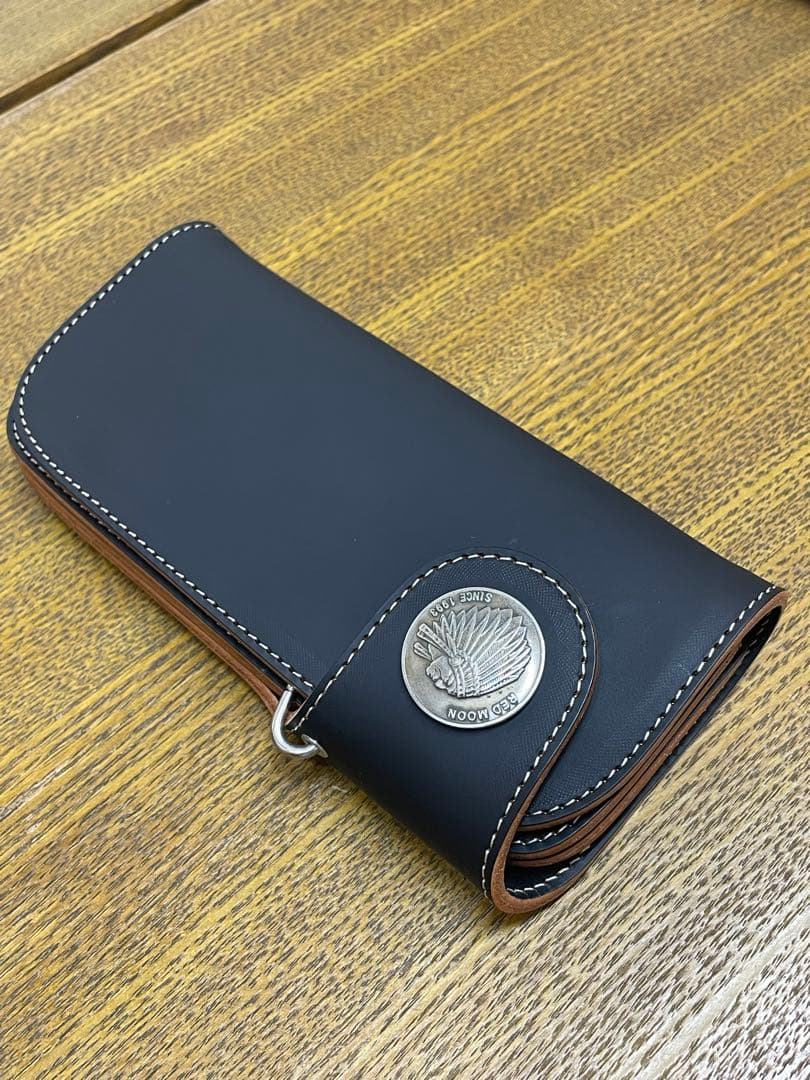 未使用品 Redmoon(レッドムーン)ロングウォレット 革財布 ハンドメイド