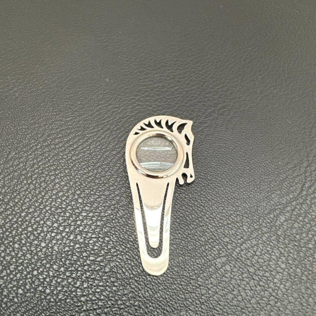 ‼️‼️‼️早い者勝ち‼️‼️‼️HERMES マネークリップ　ブックマーク　ルーペ付き