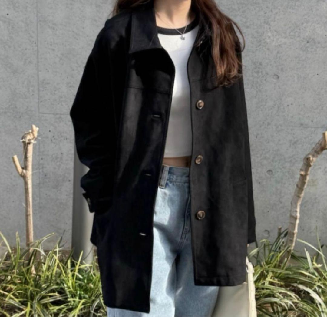 GIUNON suede touch jacket / スエードタッチジャケット