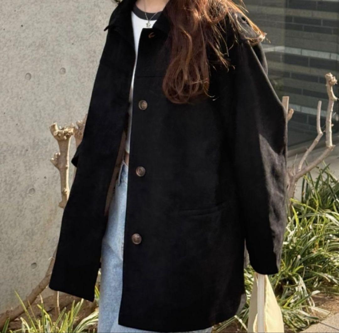 GIUNON suede touch jacket / スエードタッチジャケット