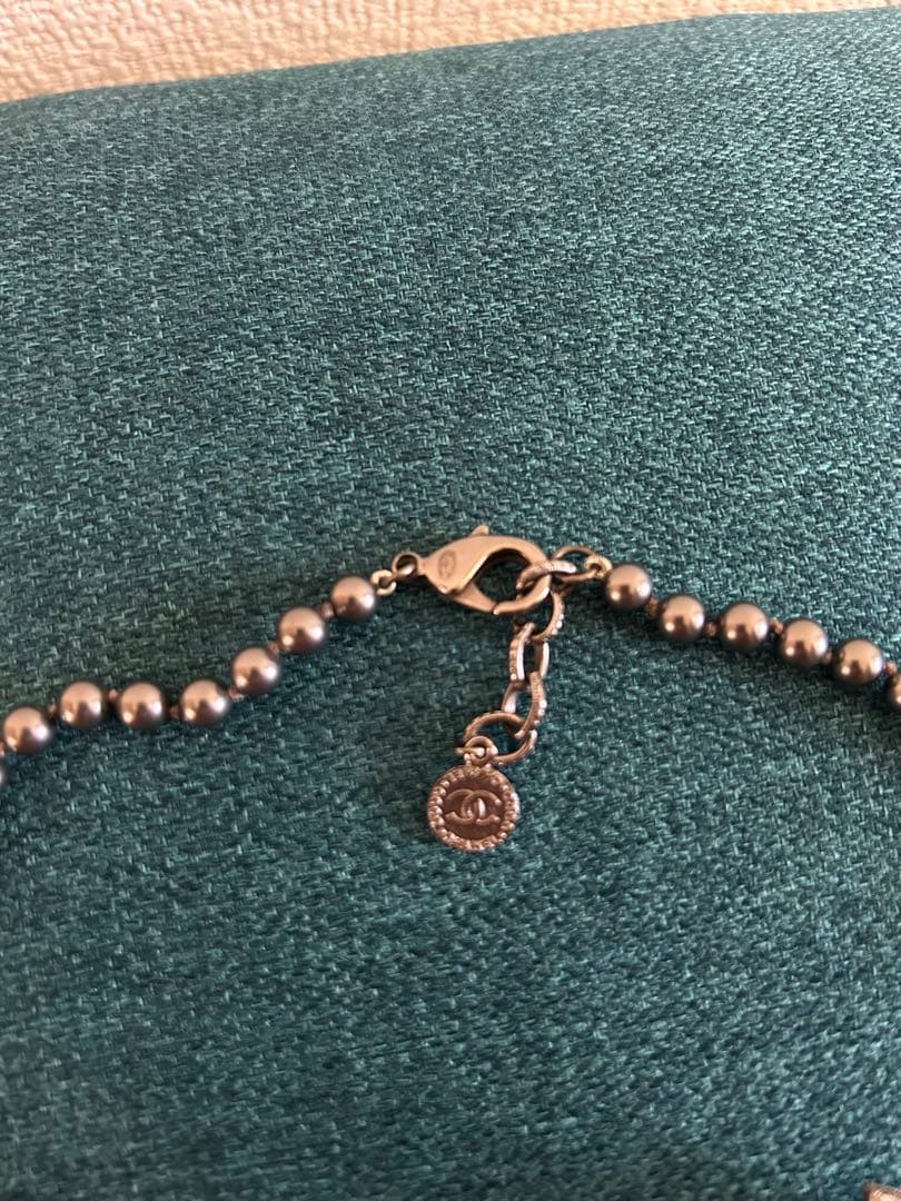 シャネル　ブラックパールネックレス