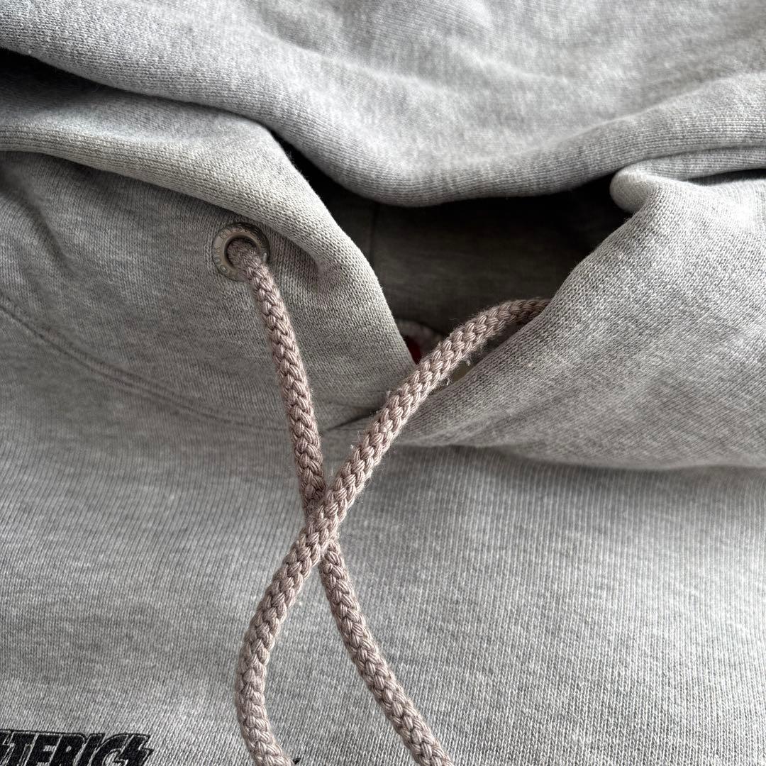 HYSTERIC GLAMOUR グレー フード付きパーカー FREEサイズ