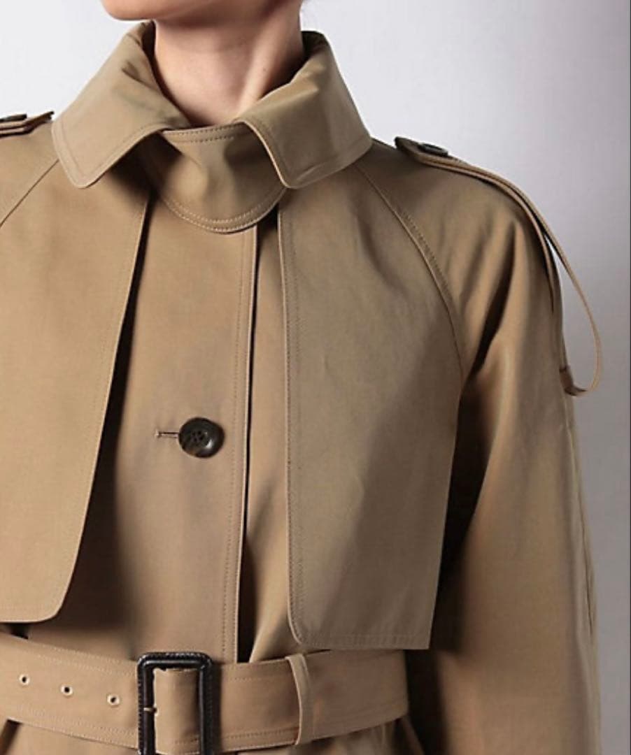 ✨美品✨完売品✨高級イタリア生地使用　アルアバイル　ジオべトレンチコート　日本製