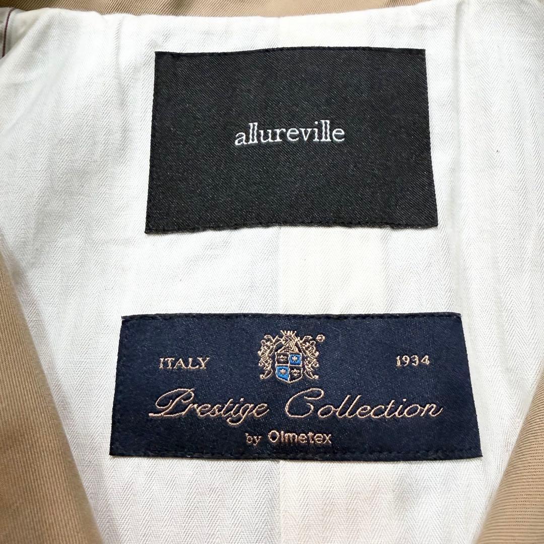 ✨美品✨完売品✨高級イタリア生地使用　アルアバイル　ジオべトレンチコート　日本製