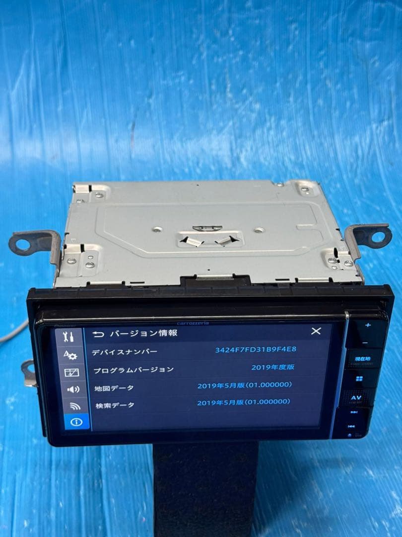 カロッツェリアAVIC-RW810-D地図データ・2019年・ナビゲーション