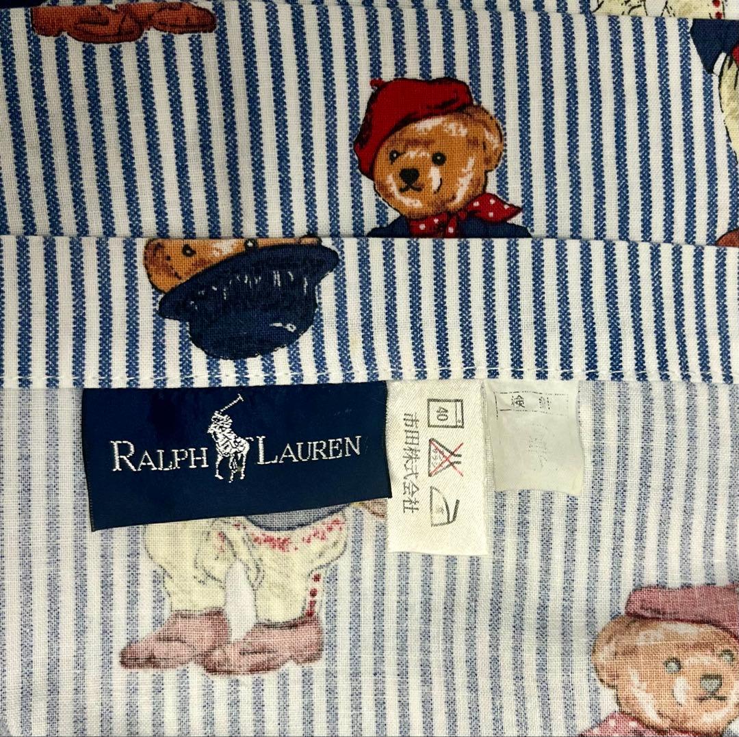 ✴︎Ralph Lauren✴︎ポロベア フラットシーツ ダブルサイズ