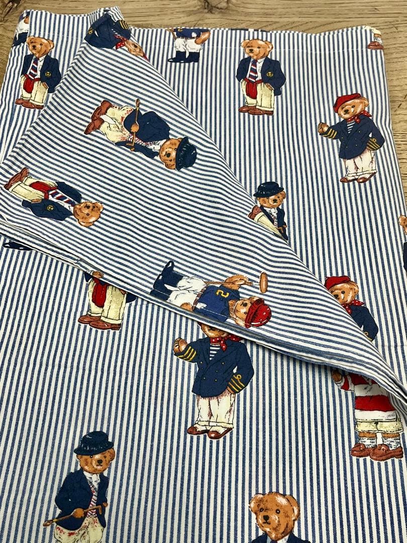 ✴︎Ralph Lauren✴︎ポロベア フラットシーツ ダブルサイズ