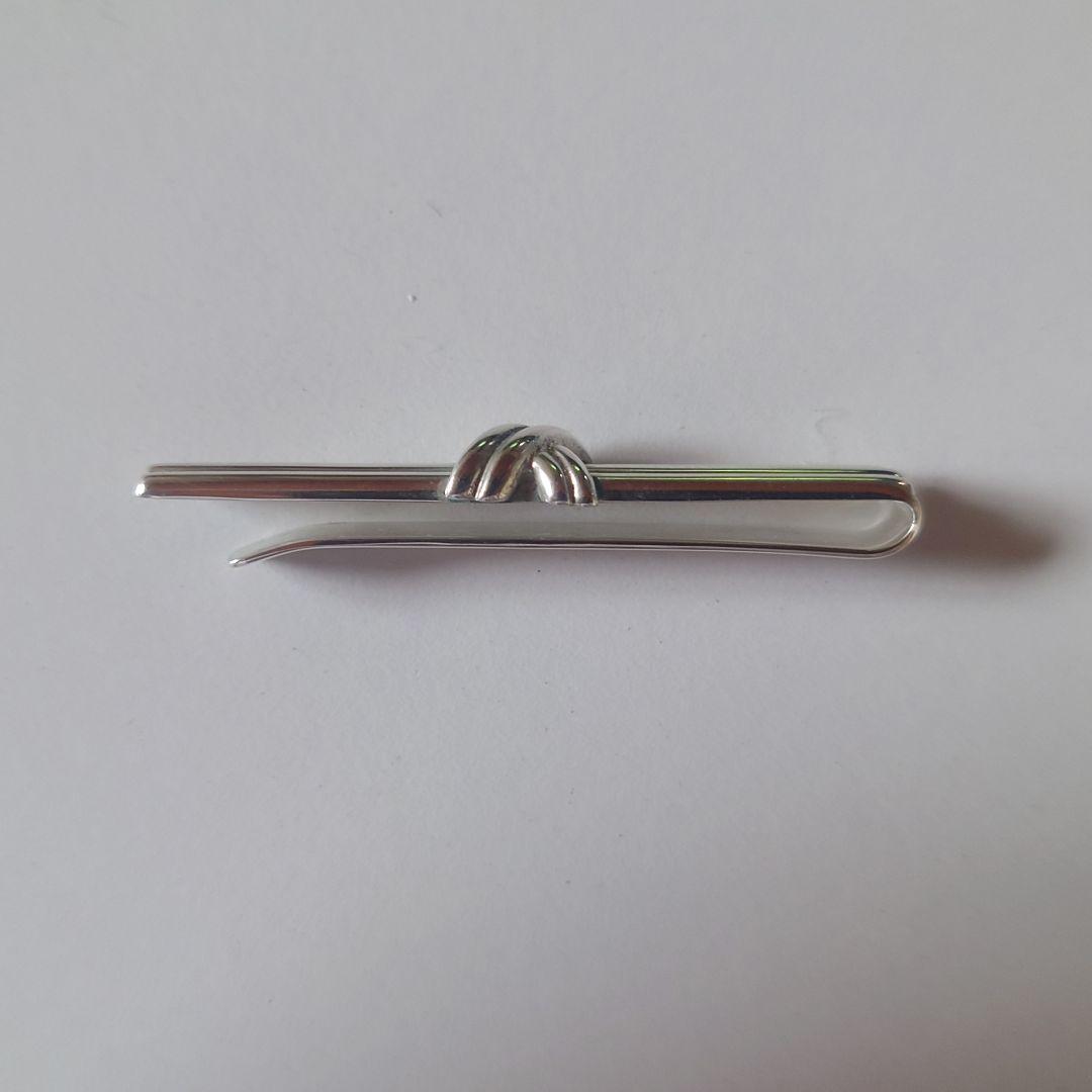 極美品 ティファニー ネクタイピン シグネチャークロス 1992 シルバー925