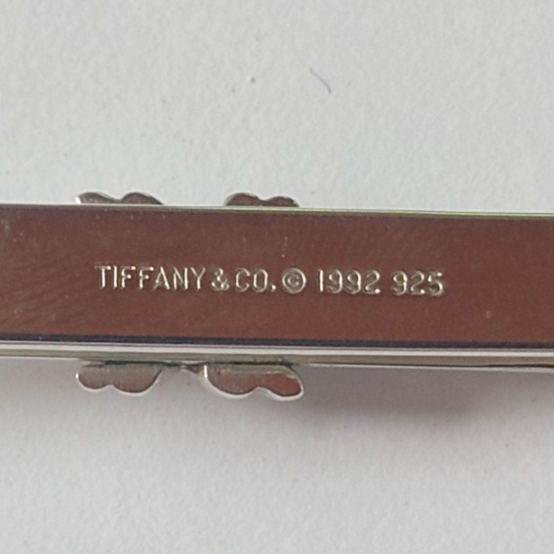 極美品 ティファニー ネクタイピン シグネチャークロス 1992 シルバー925