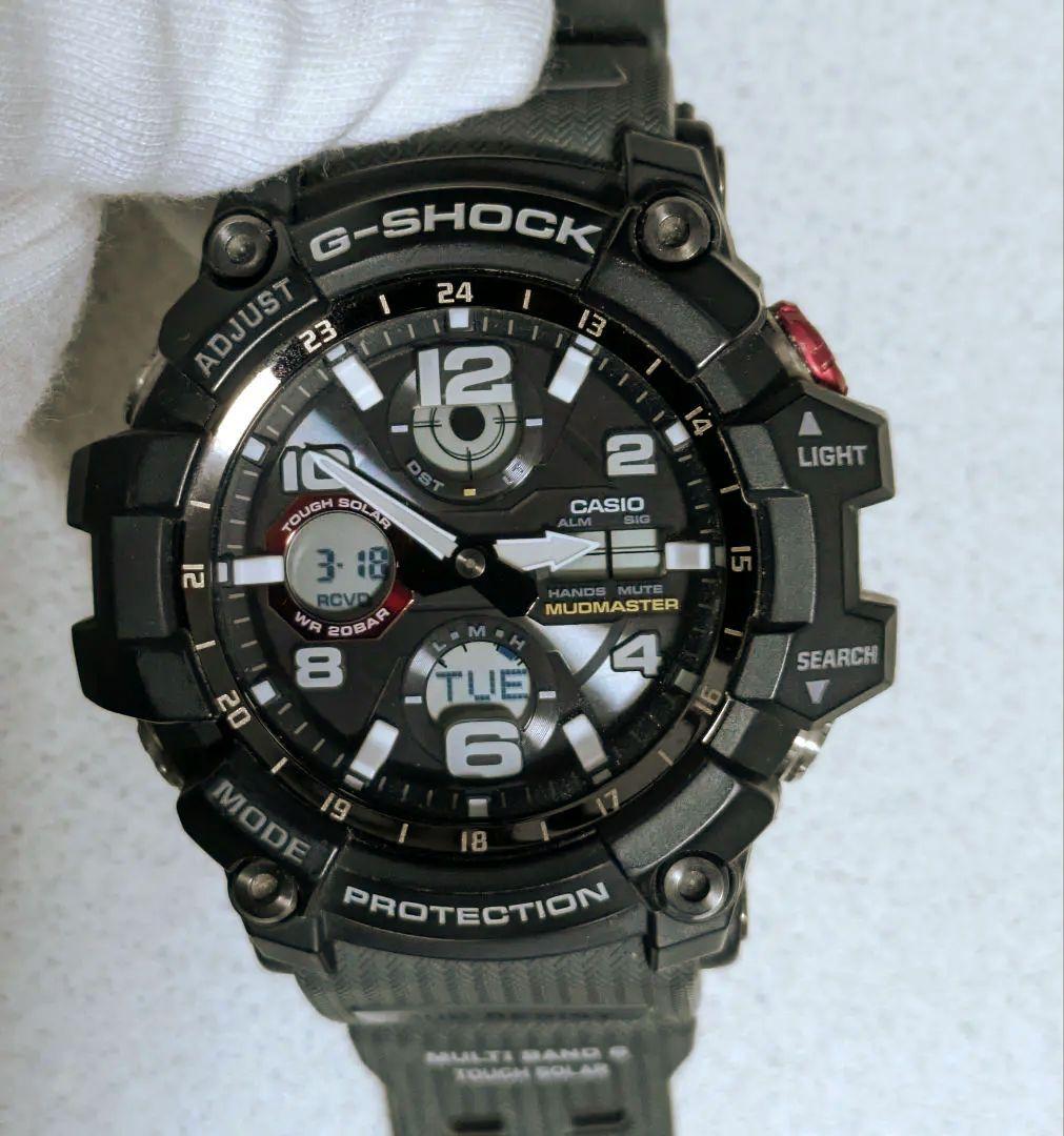 カシオ　G-SHOCK　マッドマスターGWG-100-1A8JF　ソーラー電波