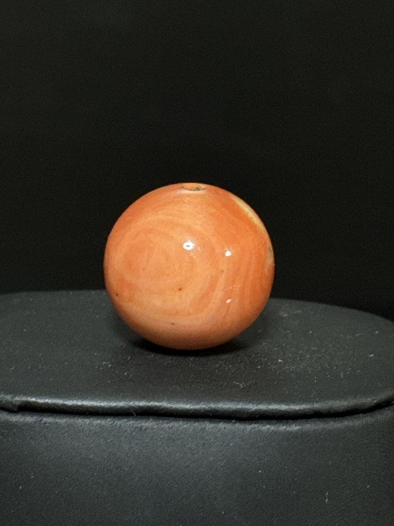 特大 本珊瑚 玉 緒締玉 髪飾