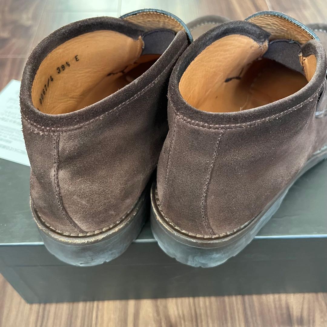 GUCCI ブラウン 茶 チャッカブーツ ホースビット スエード 39 1/2