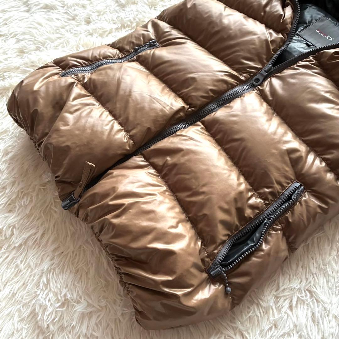 DUVETICA デュベティカ　ダウンベスト　ブラウン　44 Lサイズ