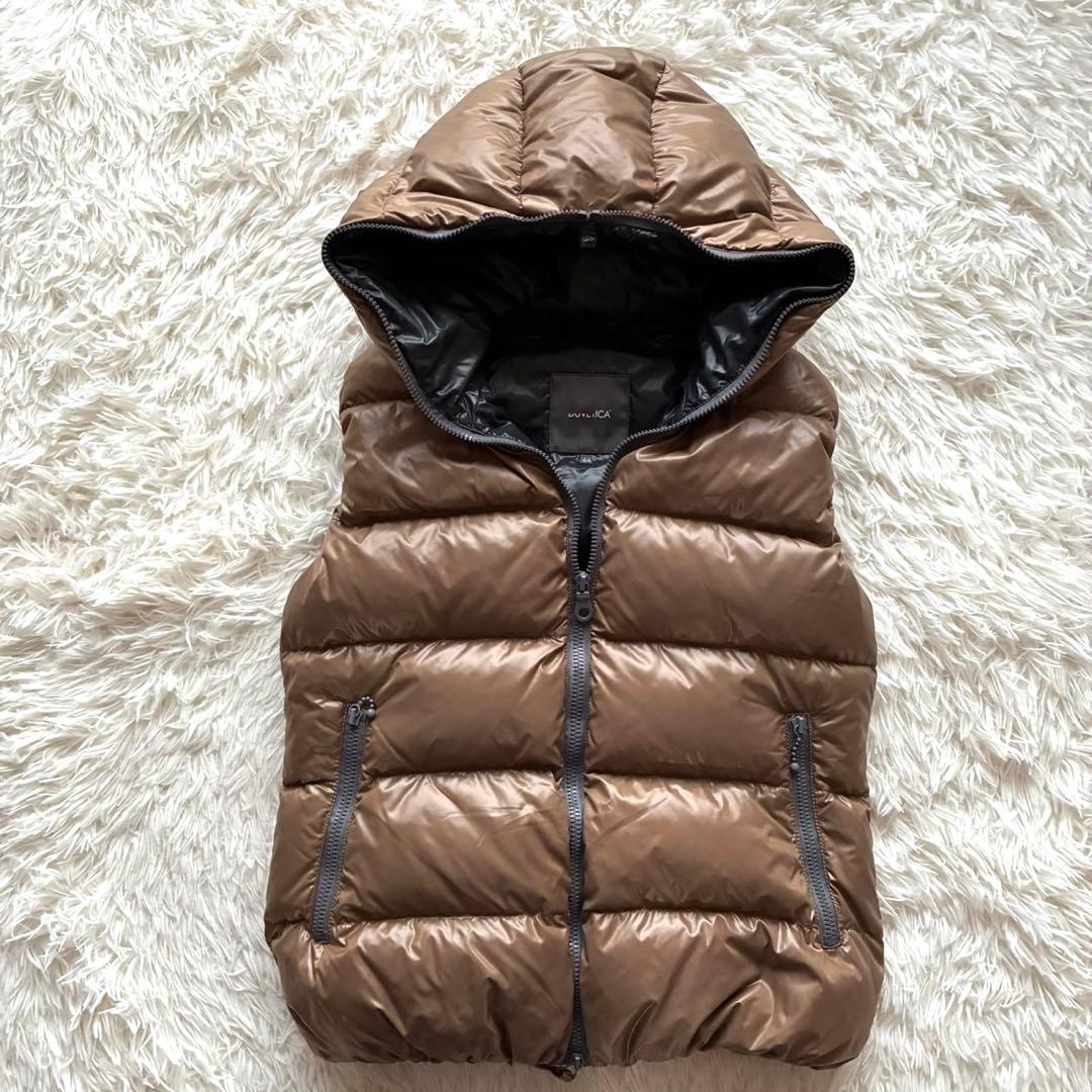DUVETICA デュベティカ　ダウンベスト　ブラウン　44 Lサイズ