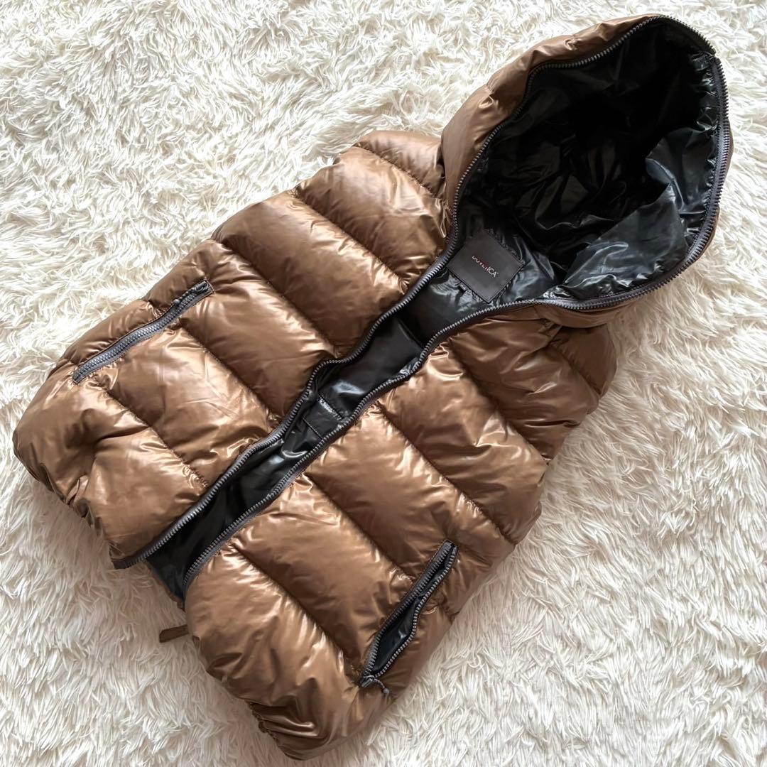 DUVETICA デュベティカ　ダウンベスト　ブラウン　44 Lサイズ