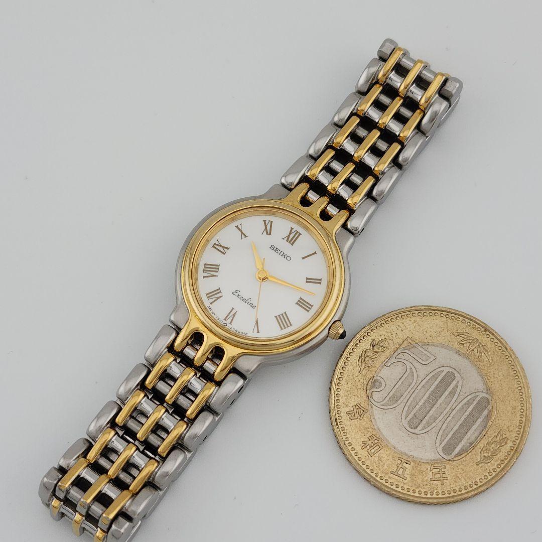 希少 ​極美品・電池交換済セイコー エクセリーヌ 7321-0530 稼働品