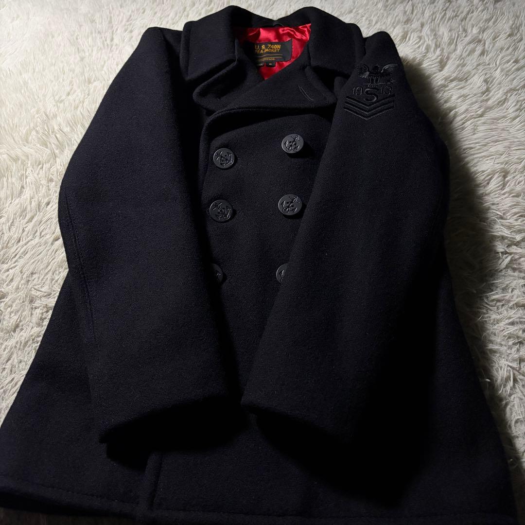 美品■schott ピーコート　ブラック　760 USA製