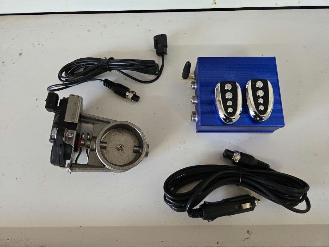 電動可変バルブ　マフラー　バルブ　電動　50.8Φ　12V　 角度調整機能付き