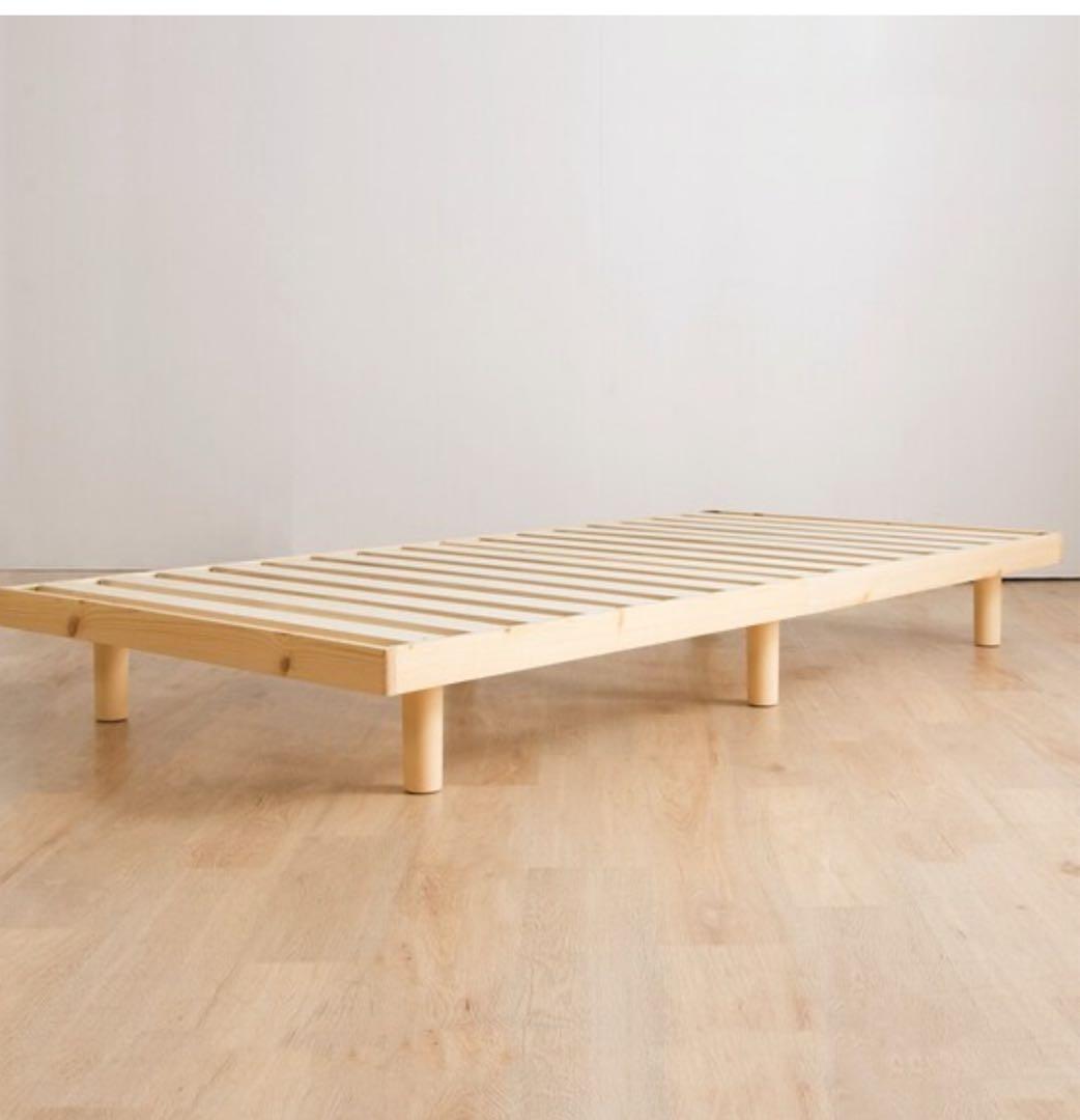 ニトリ シングル 脚付きヘッドレスすのこベッド