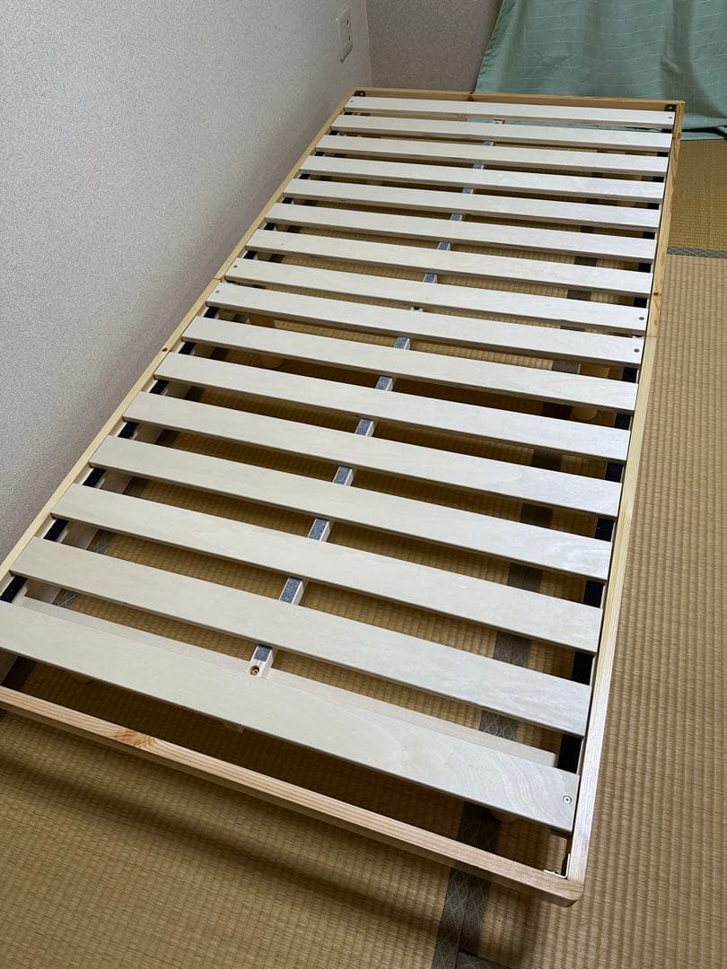 ニトリ シングル 脚付きヘッドレスすのこベッド