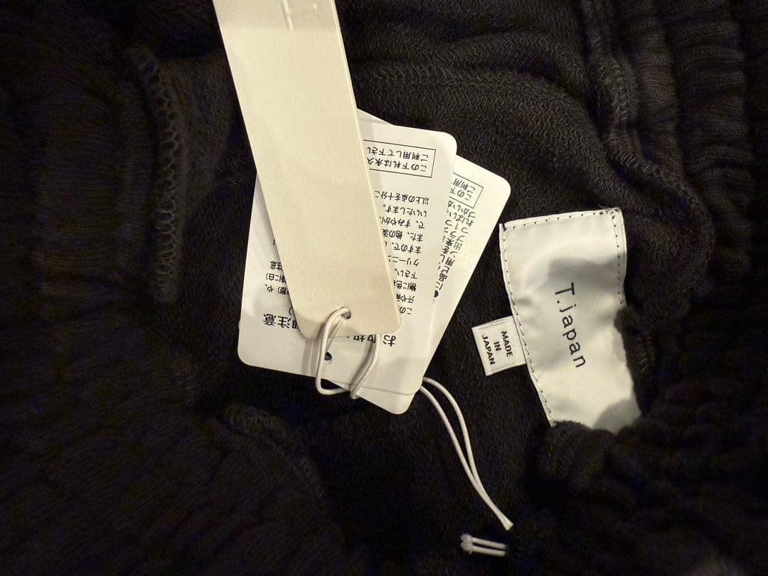 T. Japan スウェットショートパンツ F 黒 コットン 100%