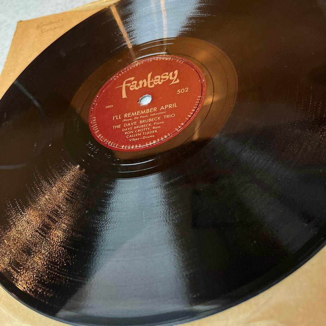 名曲レア盤‼︎ ［雨に唄えば］DAVE BRUBECK 蓄音機 SPレコード