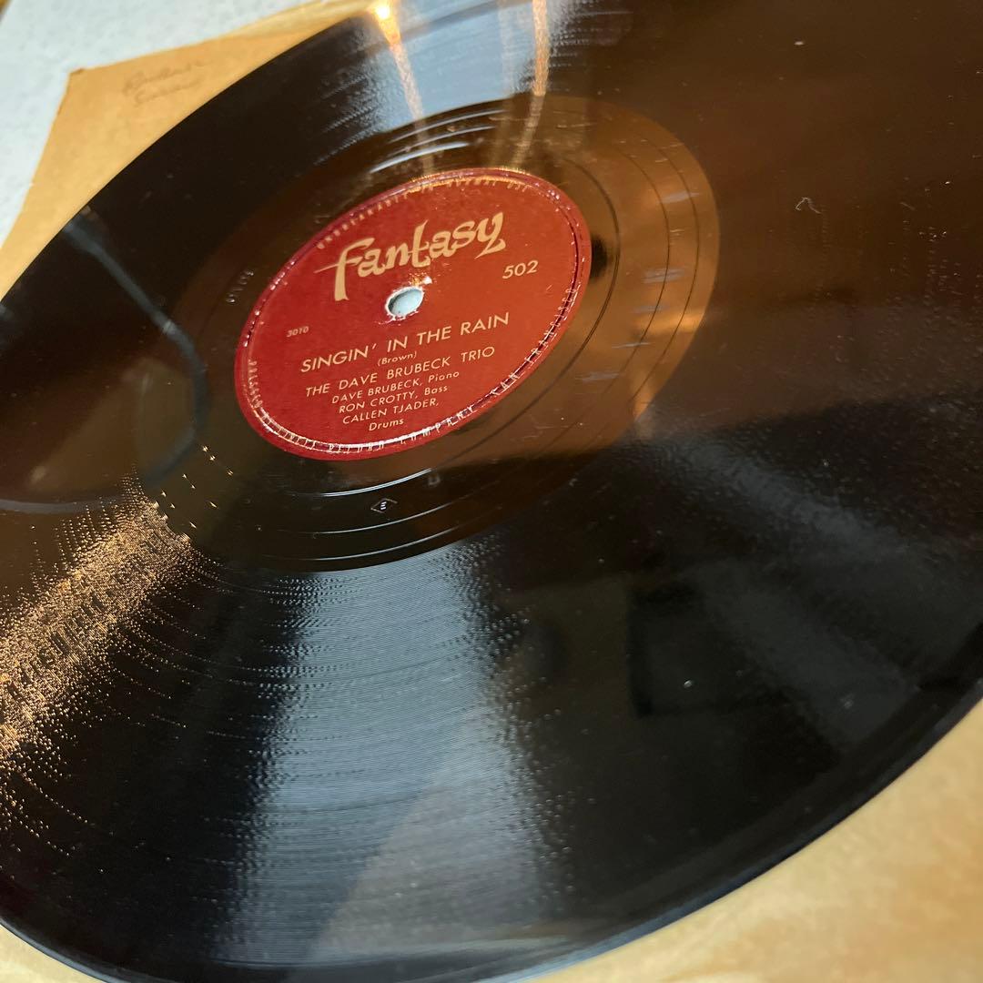名曲レア盤‼︎ ［雨に唄えば］DAVE BRUBECK 蓄音機 SPレコード
