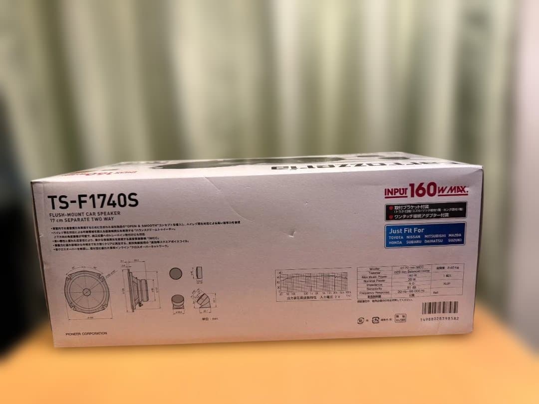 新品　Pioneer TS-F1740S スピーカー