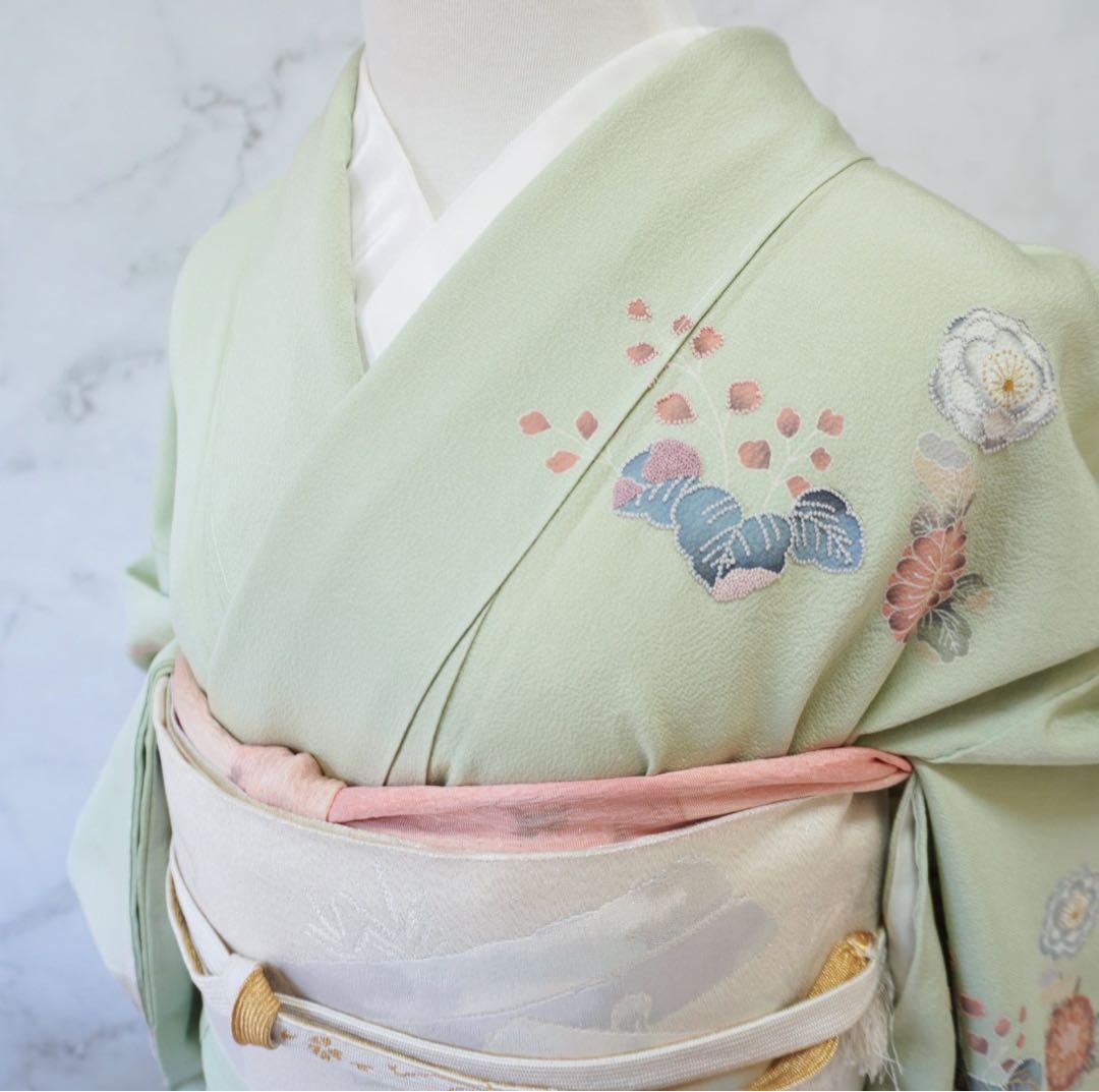 訪問着フルセットa513B 卒業式入学式　お宮参り七五三　結婚式　未着用 やまと