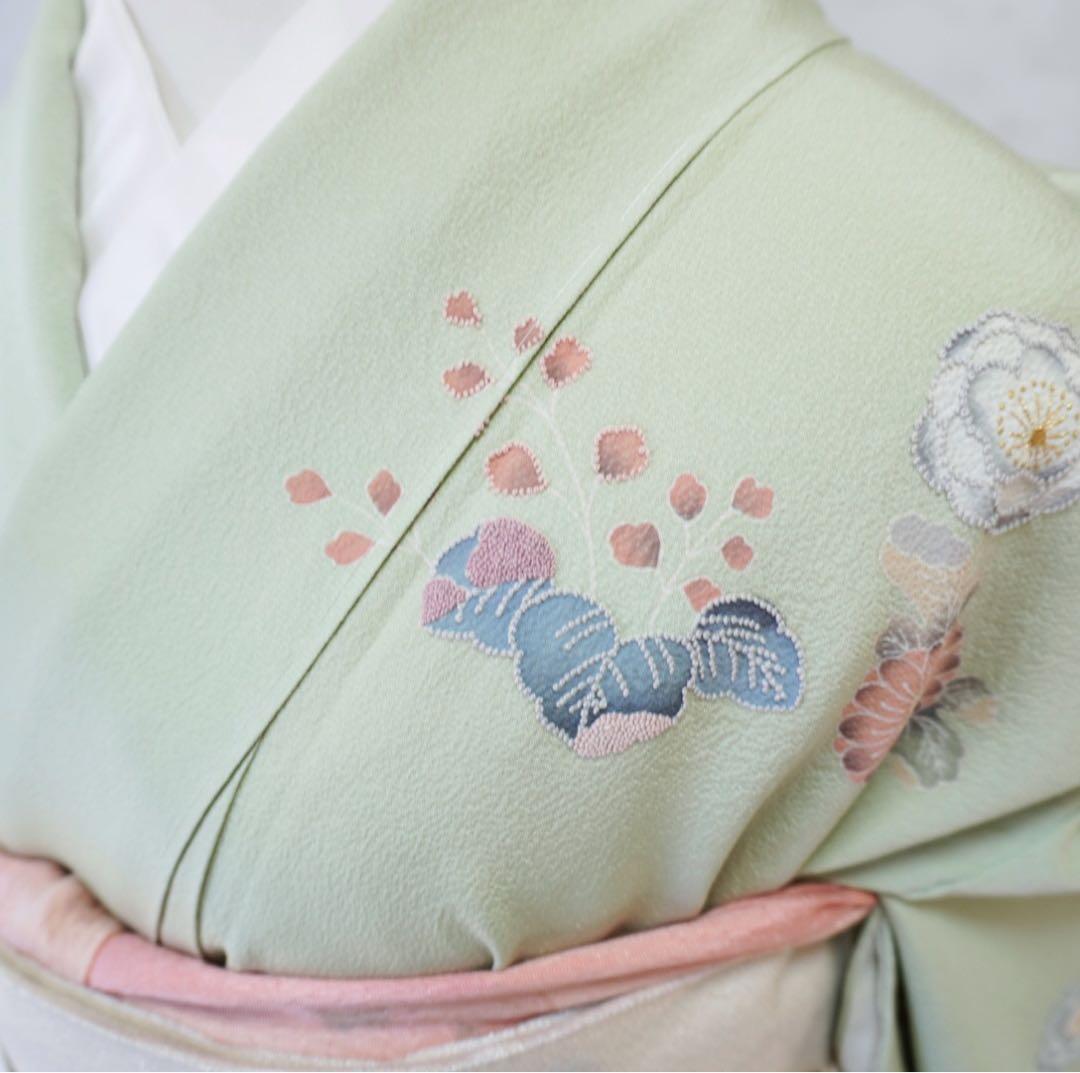 訪問着フルセットa513B 卒業式入学式　お宮参り七五三　結婚式　未着用 やまと