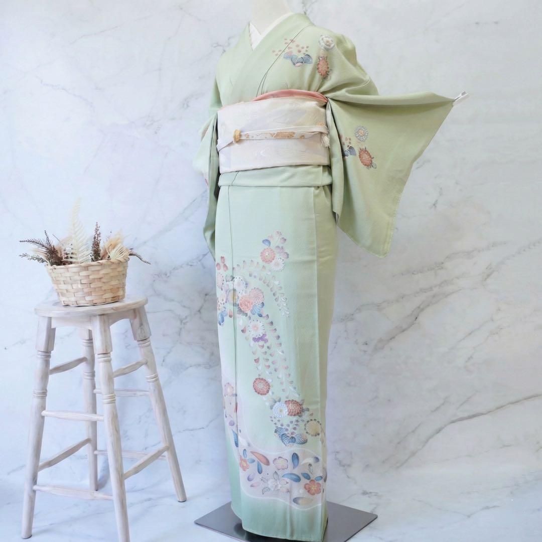 訪問着フルセットa513B 卒業式入学式　お宮参り七五三　結婚式　未着用 やまと