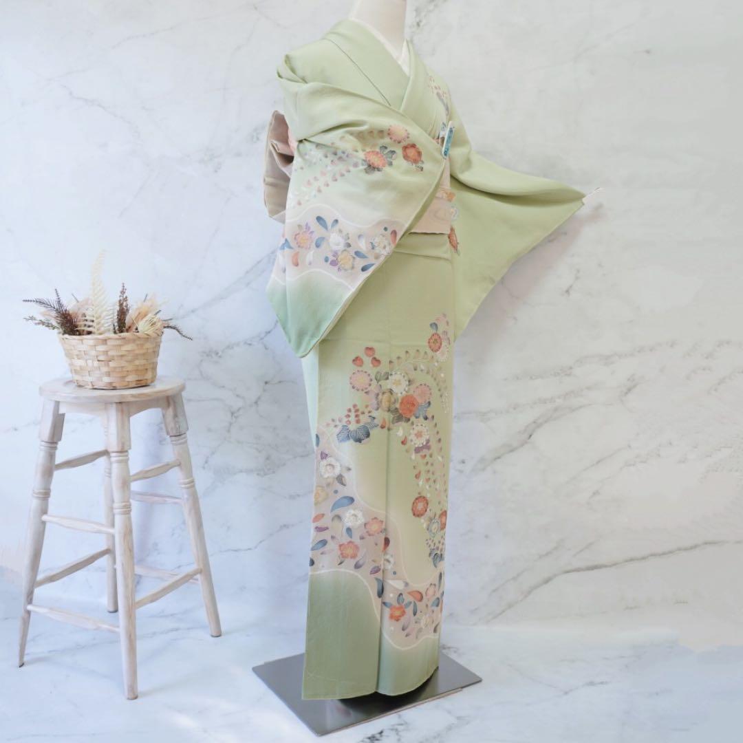 訪問着フルセットa513B 卒業式入学式　お宮参り七五三　結婚式　未着用 やまと