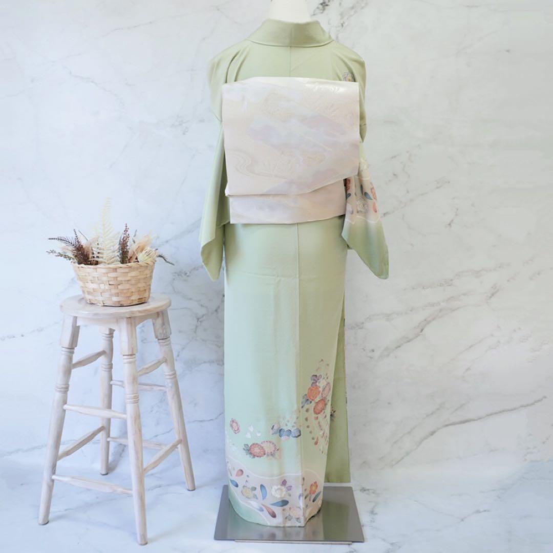 訪問着フルセットa513B 卒業式入学式　お宮参り七五三　結婚式　未着用 やまと