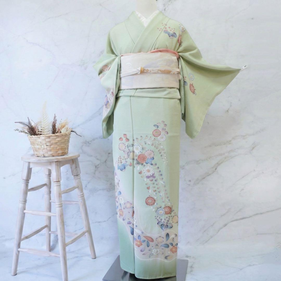 訪問着フルセットa513B 卒業式入学式　お宮参り七五三　結婚式　未着用 やまと